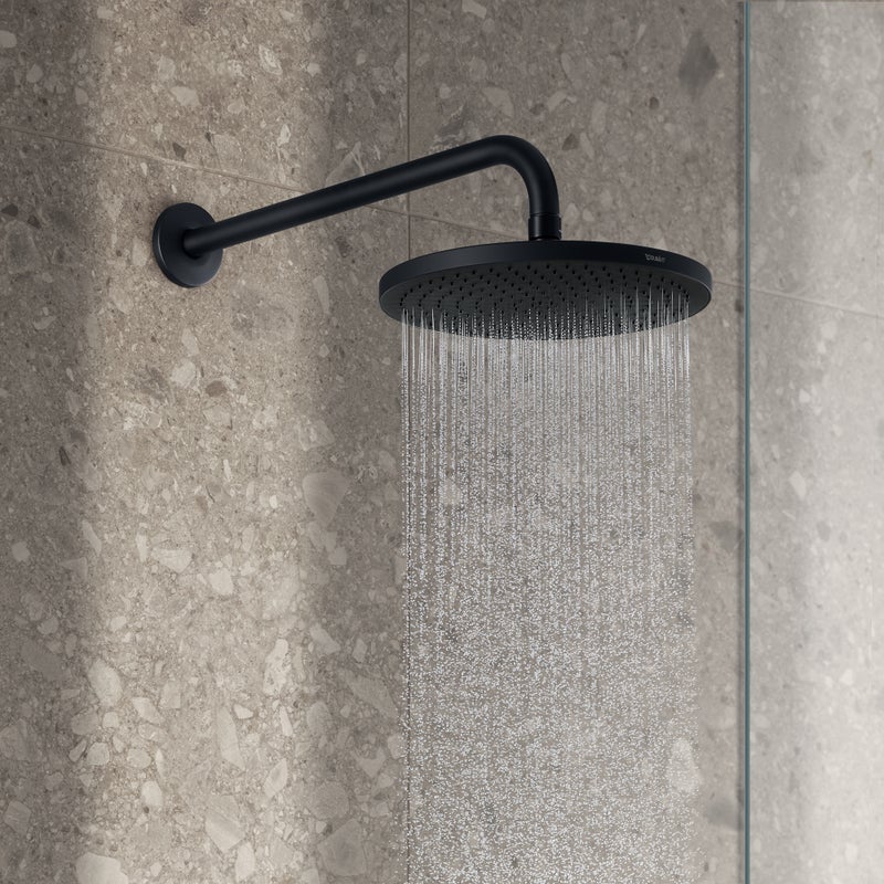 Duravit Uniwersalna głowica prysznicowa 250 mm EasyClean czarny mat