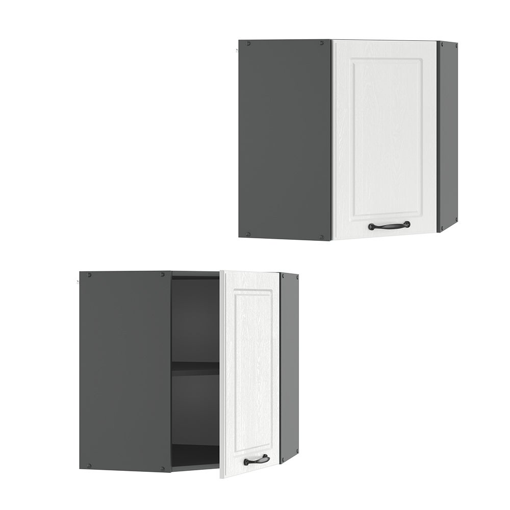 Vicco Elément haut de cuisine R-Line, Blanc campagne, 57cm - 5