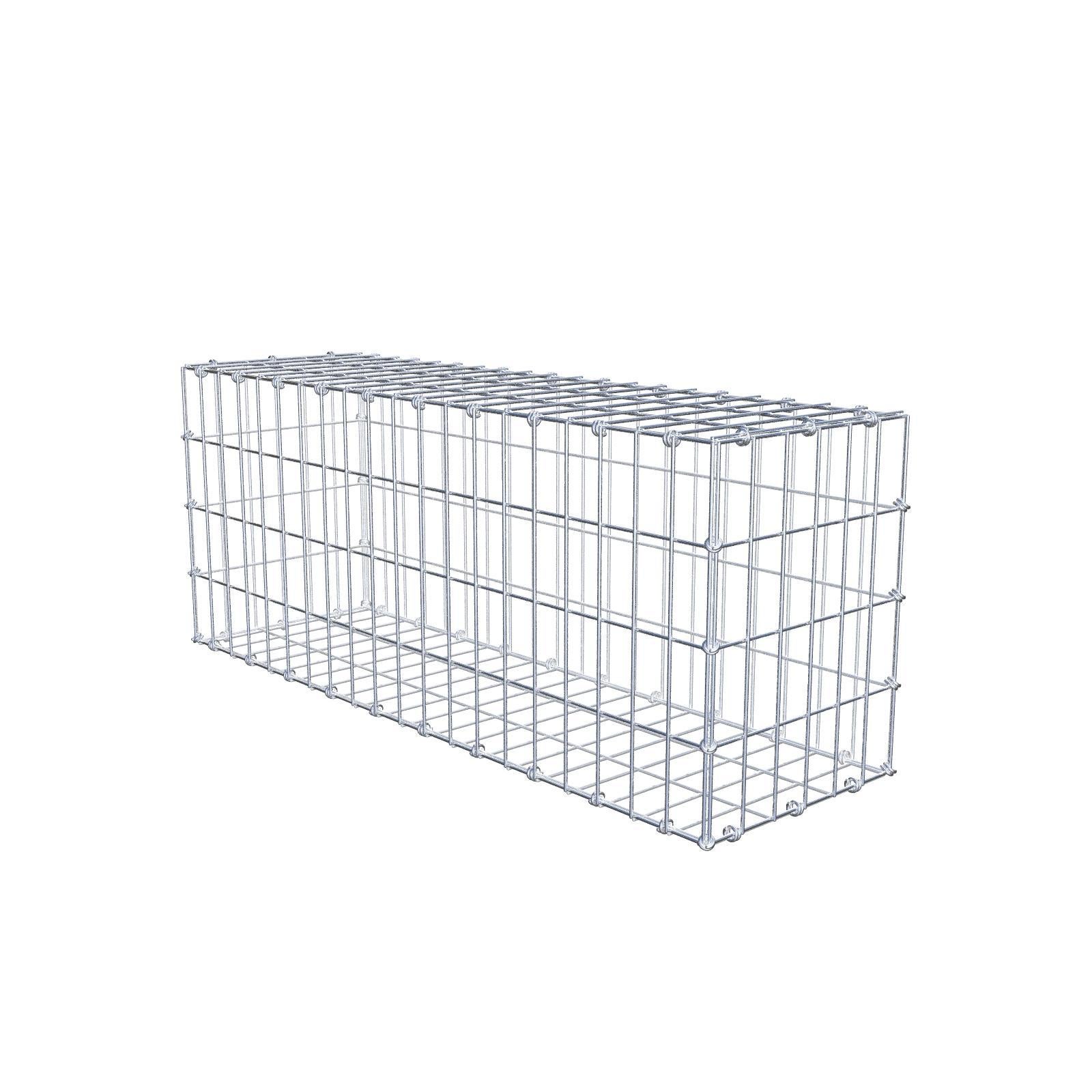 Gabion 100 cm x 40 cm x 30 cm (dł. x wys. x gł.), rozmiar oczek 10 x 10 cm, pierścień spiralny