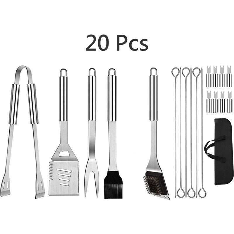 Camp Cook Set de 9 ustensiles de cuisine de camping en acier inoxydable, spatule, pince, cuillère, équipement de cuisine de camping pour la randonnée, les randonnées en plein air Camp Cook Set de 9 ustensiles de cuisine de camping en acier inoxydable, spatule, pince, cuillère, équipement de cuisine de camping pour la randonnée, les randonnées en plein air