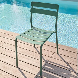 Hespéride Poltrona Da Giardino Impilabile Piazza – Alluminio Trattato, Colore Lino E Tonka, Seduta In Texaline, 56x65x87 Cm - 6