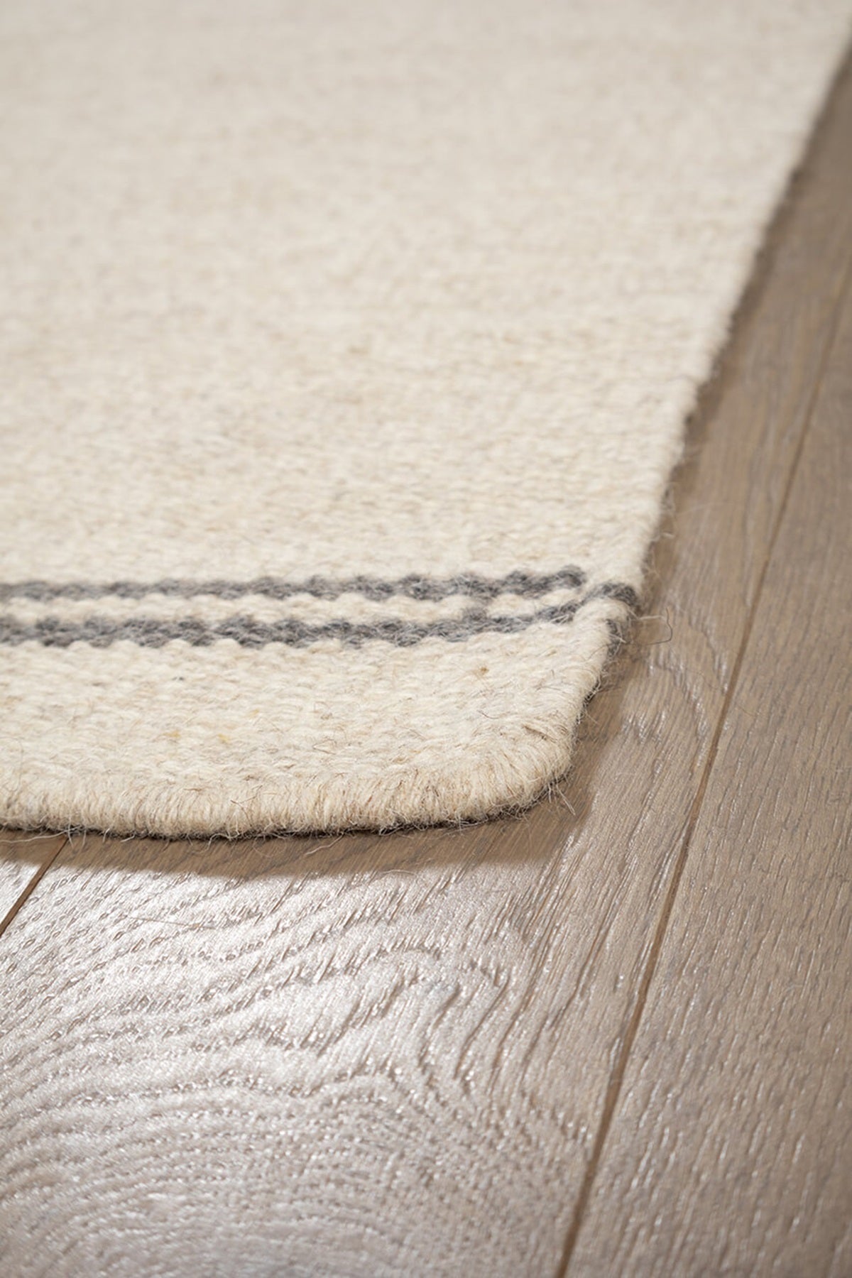 Tapis de salon moderne pure laine DHURRIE - 3