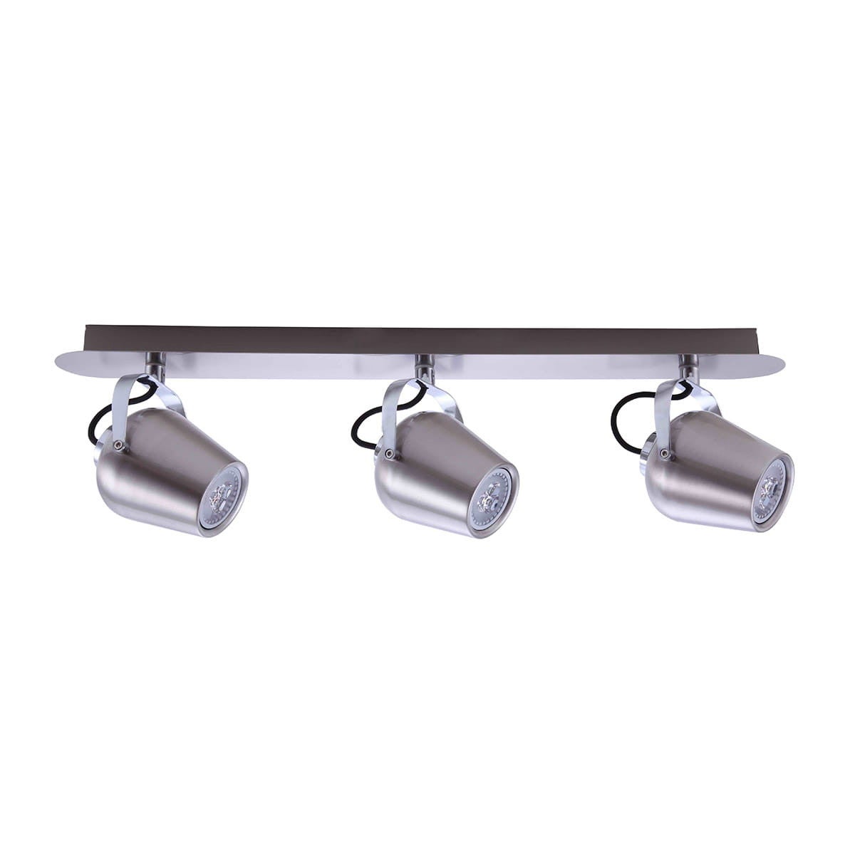 Lampa sufitowa wisząca Josie nikiel 3xGU10x50W nowoczesna wym: 57 x 12 cm metal Italux
