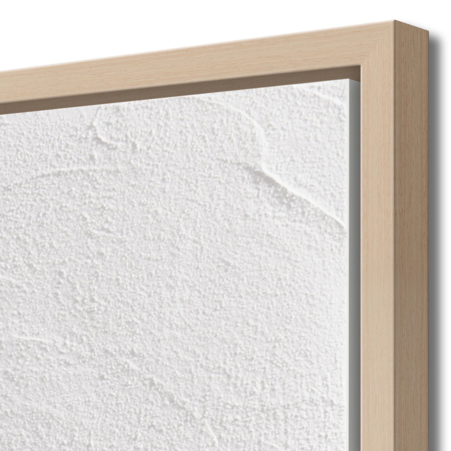 DekoArte - Tableau decoration murale salon avec relief BRISA 90x60cm - Tableaux avec cadre couleur bois inclus - 8