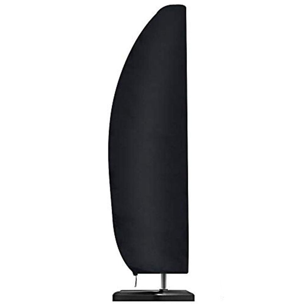 Pokrowiec na parasol wiszący, wodoodporny, odporny na promieniowanie UV i rozdarcia, tkanina Oxford 210D, bardzo duży, 265 x 40/70/50 cm, czarny