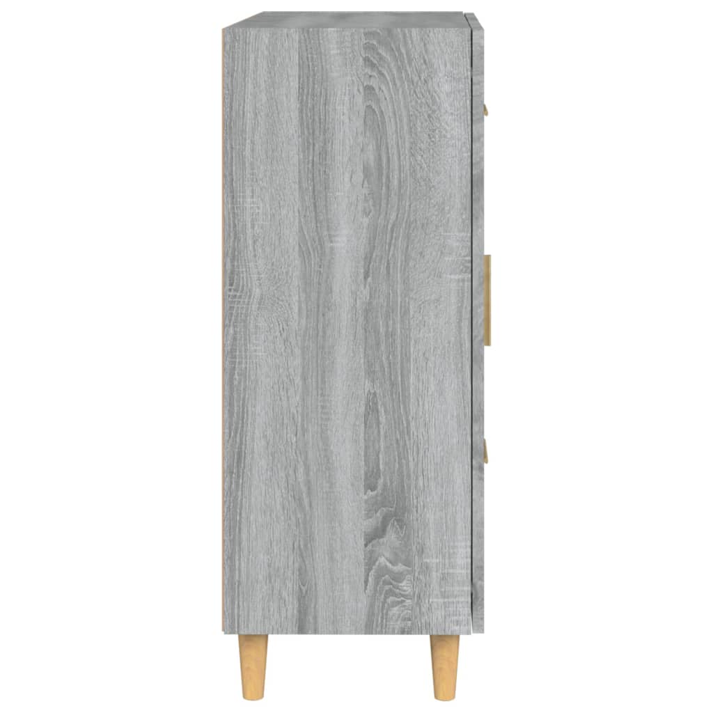 Maison Exclusive - Credenza Grigio Sonoma 69,5x34x90 cm in Legno Multistrato - 7