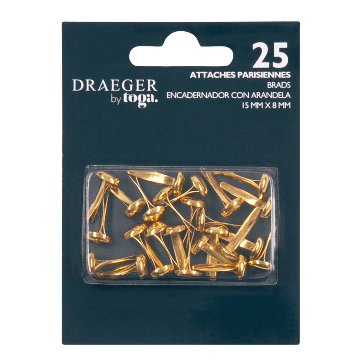 BOÎTE DE 100 ATTACHES LETTRES MÉTAL 30MM - ARGENT - LOT DE 10 Comparer