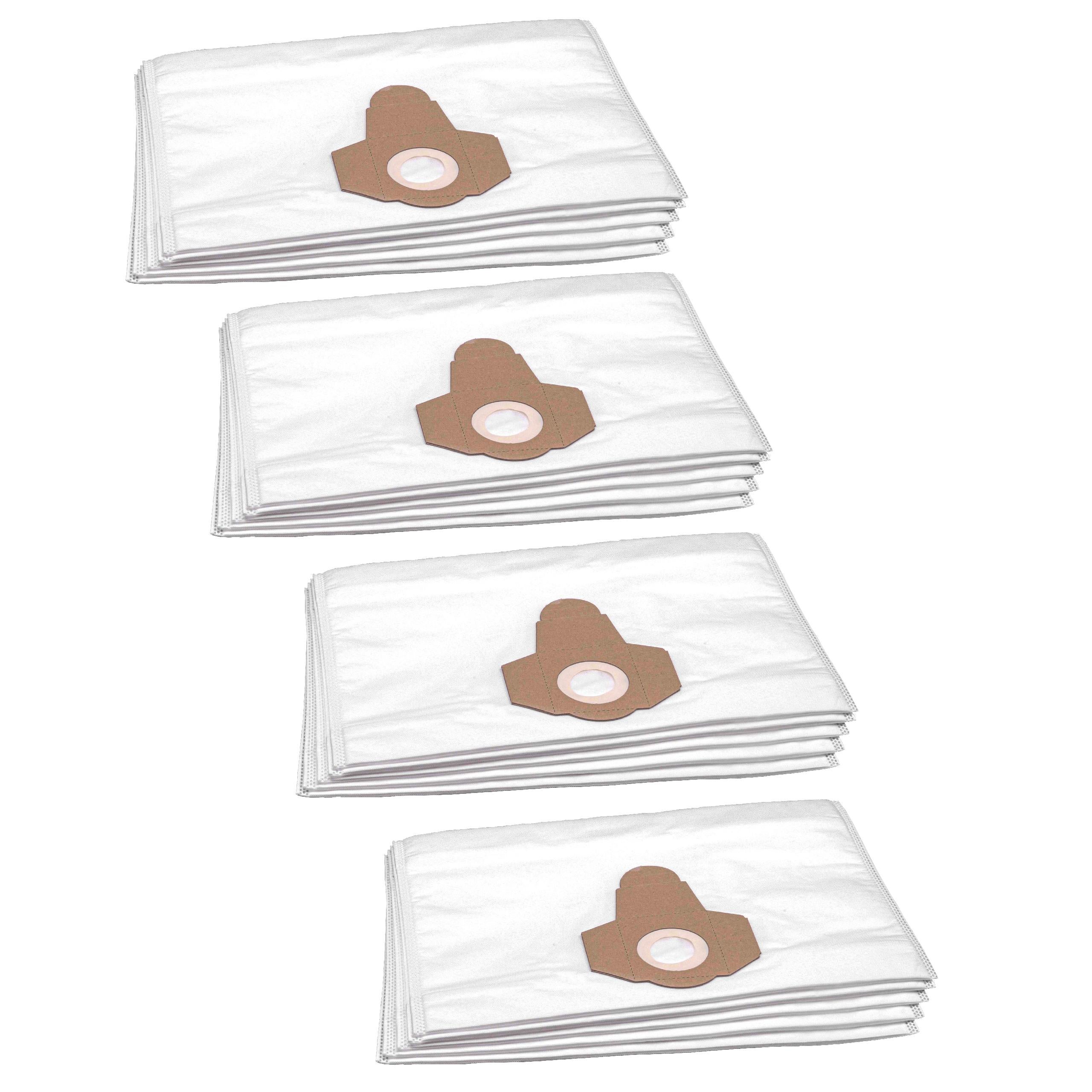 vhbw 20x Sacs compatible avec Kärcher 2901 F, 3000 Plus, 4000 Plus TE, 6.904-288, 4002 aspirateur - microfibres non tissées, 45cm x 30cm - 3