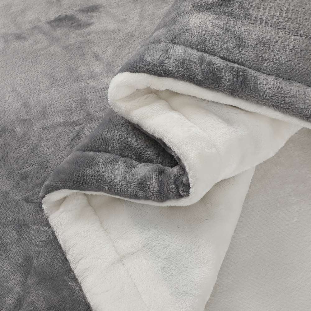 Coperta elettrica grigio 180x160 cm - 2