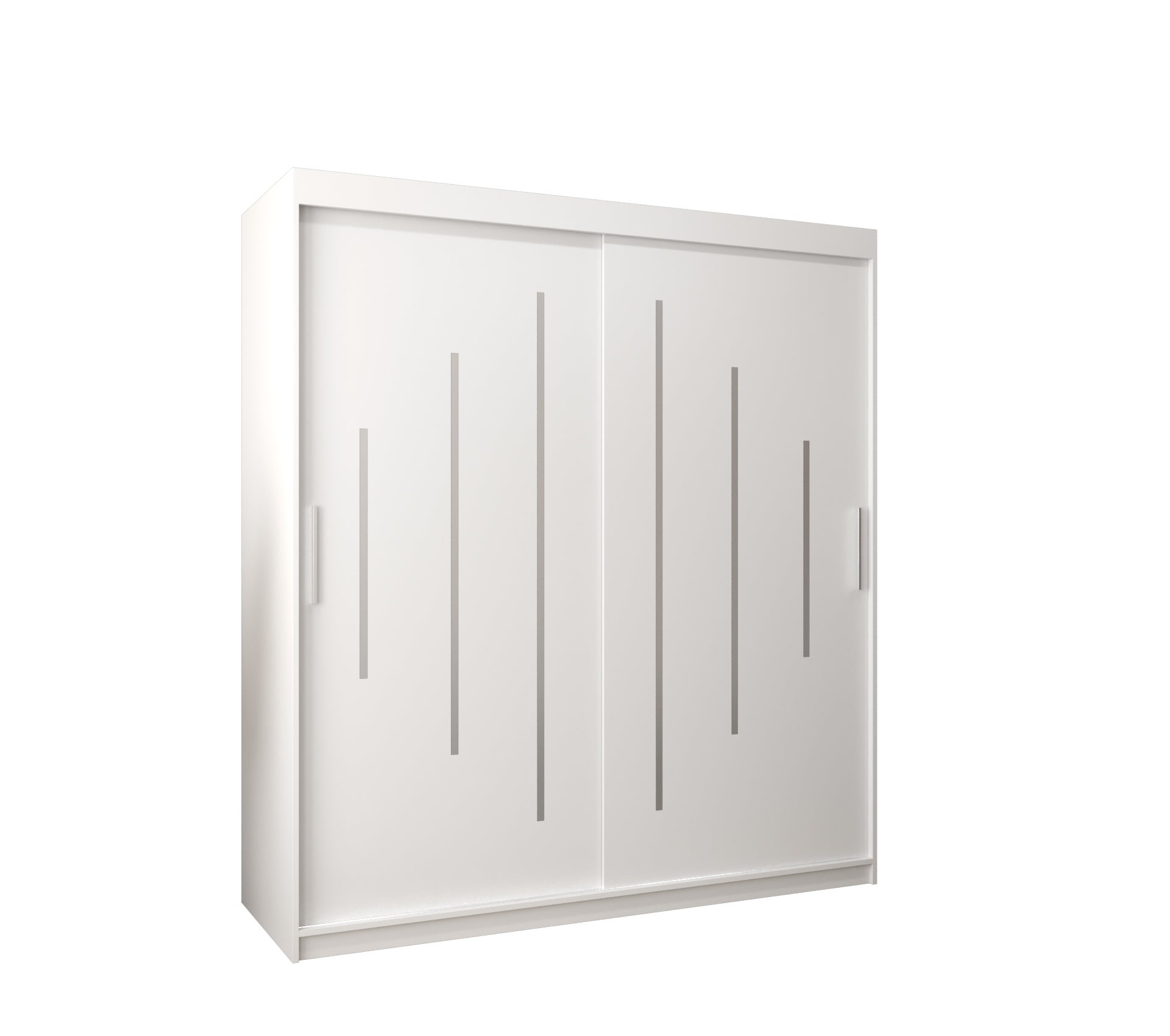 Szafa przesuwna garderoba York 180 x 62 x 200 cm Biały - Abiks Meble