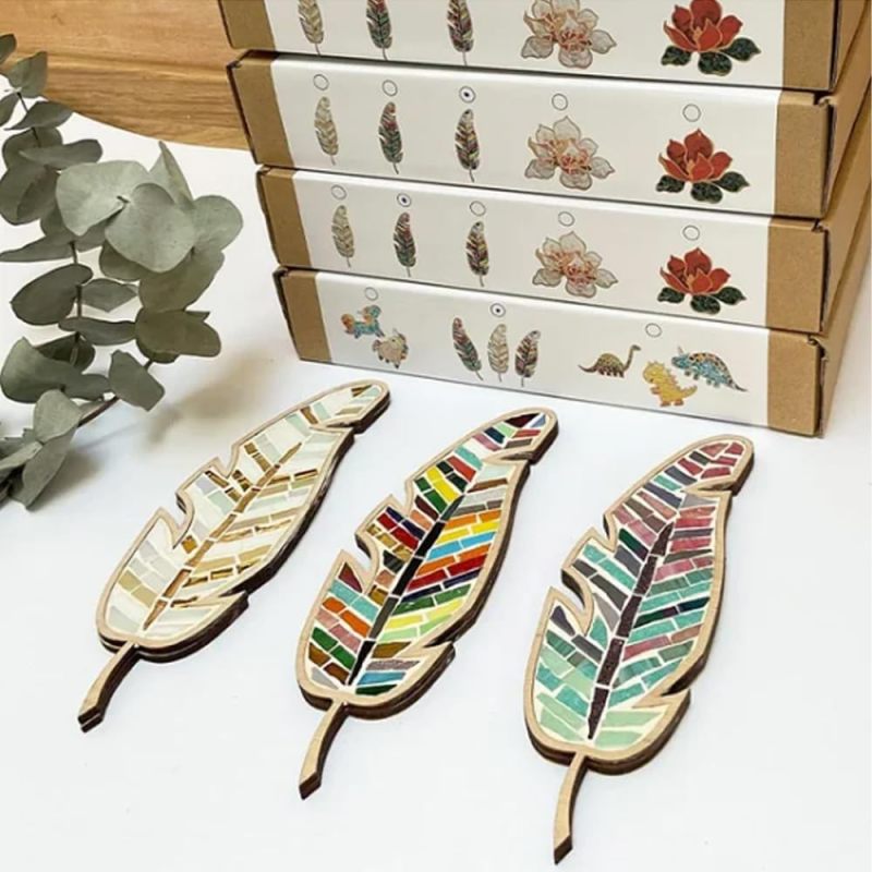 Kit de mosaïque DIY, Carreaux de mosaïque en verre DIY pour loisirs créatifs, Loisirs créatifs pour adultes et adolescents - 3