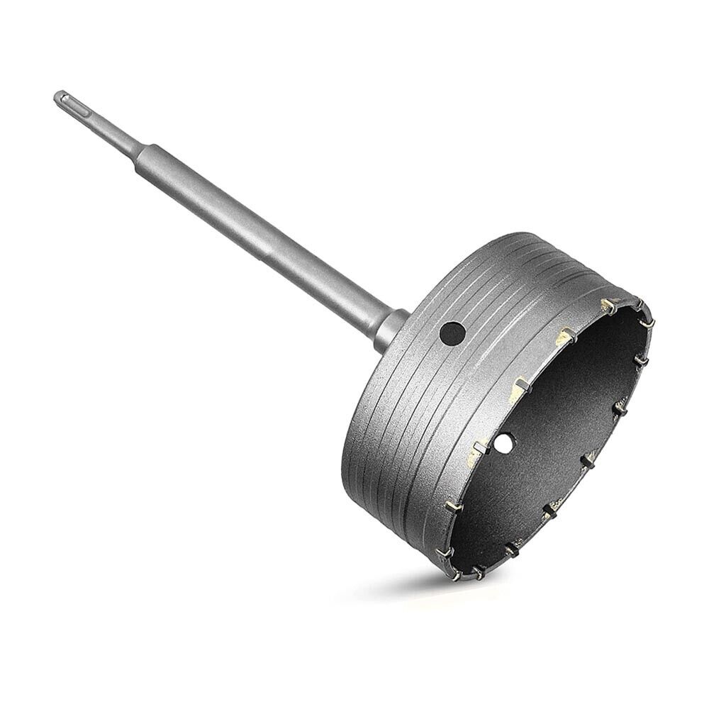 FRESA A TAZZA 130mm CAROTATRICE CON ASTA SDS MAX 60cm CALCESTRUZZO CEMENTO