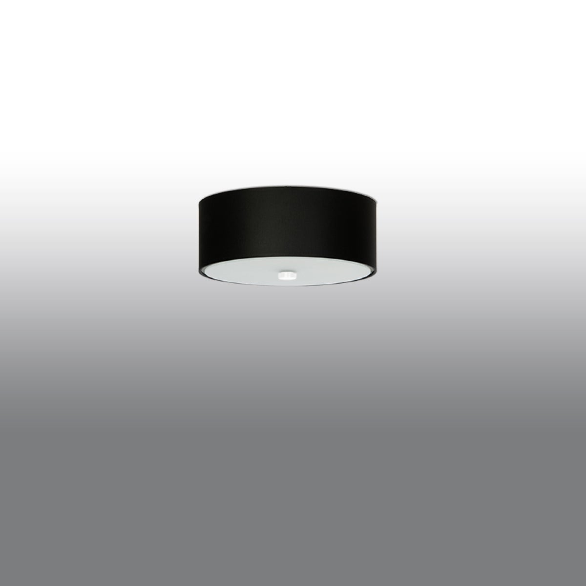 Plafon KALMARIS 30 czarny LED 4000K - 30x30x22cm Sollux
