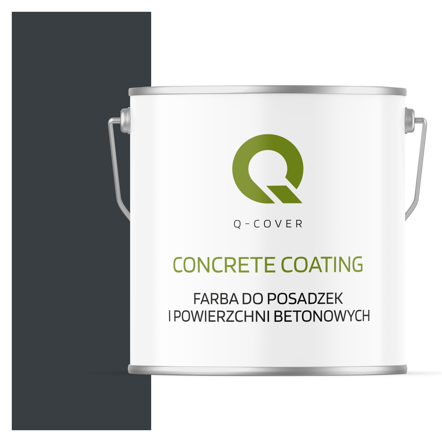 Farba do Posadzek i Powierzchni Betonowych Q-Cover Antracyt RAL7016 5L
