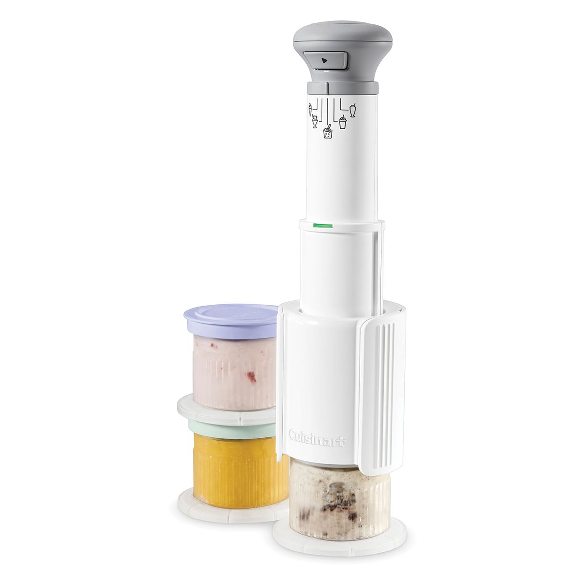 Cuisinart Heladera, Icefd10e, 250 W, 3 X 240 Ml, Blanca , Leroy Merlin