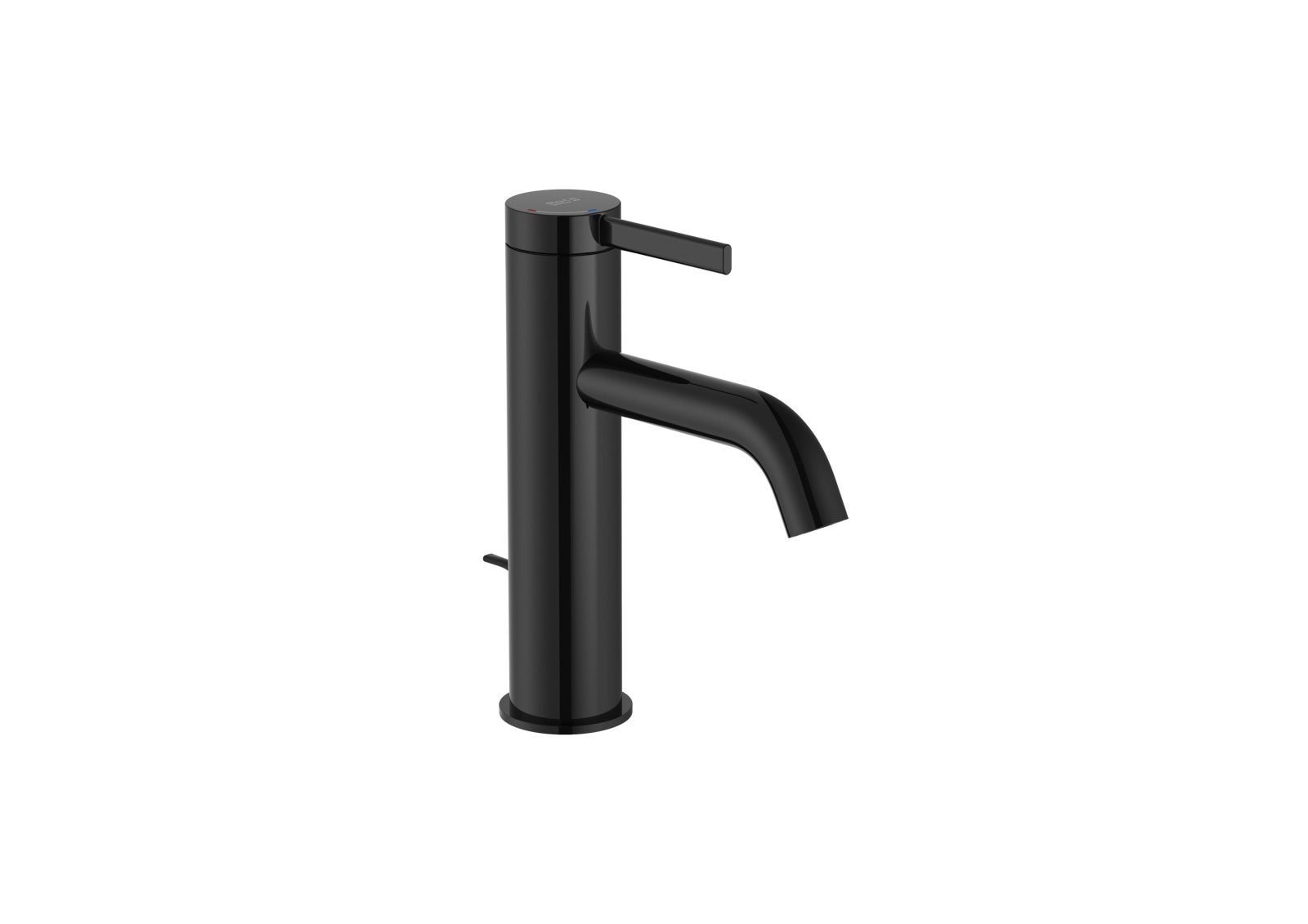Baterie lavoar Roca A5A309ECN0, 28 mm, 5 l/min, 0.5 bar, 35 mm, 177 mm, 115 mm, 365 mm, 1 orificii instalare, Negru