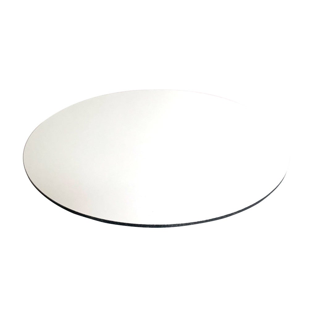 Panneau rond plaque composite aluminium dibond blanc, 950mm (95 cm), Ep.3 mm - 2