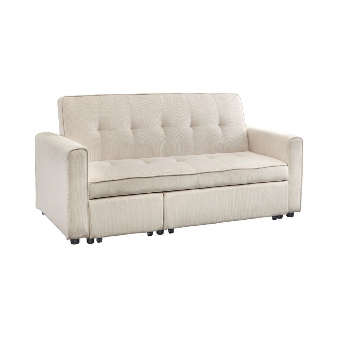 Canapé convertible modulable ROULY blanc 180 cm – Canapé droit, angle ...