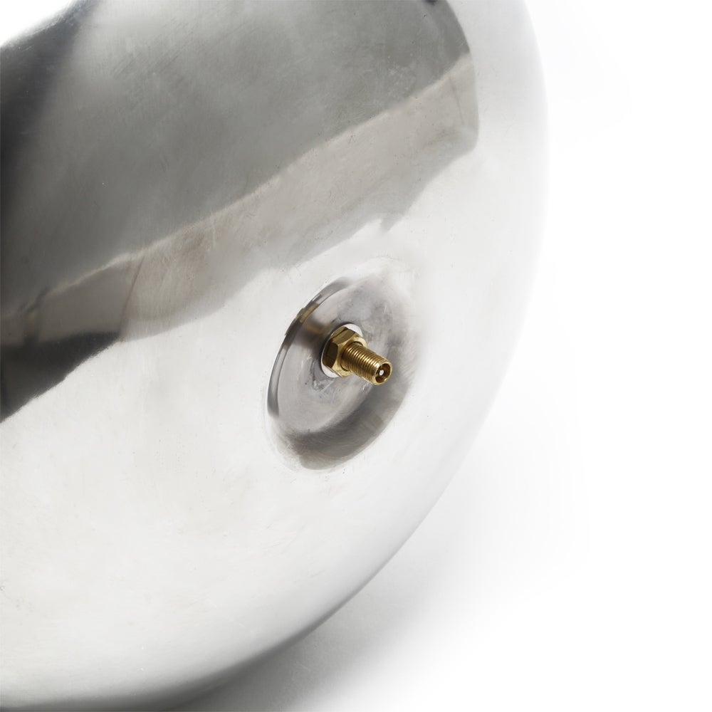 Wiltec Réservoir pression à vessie – 100 Litres – en Acier inoxydable – Version verticale – Surpresseur pour la surpression eau domestique – Réserv... - 5