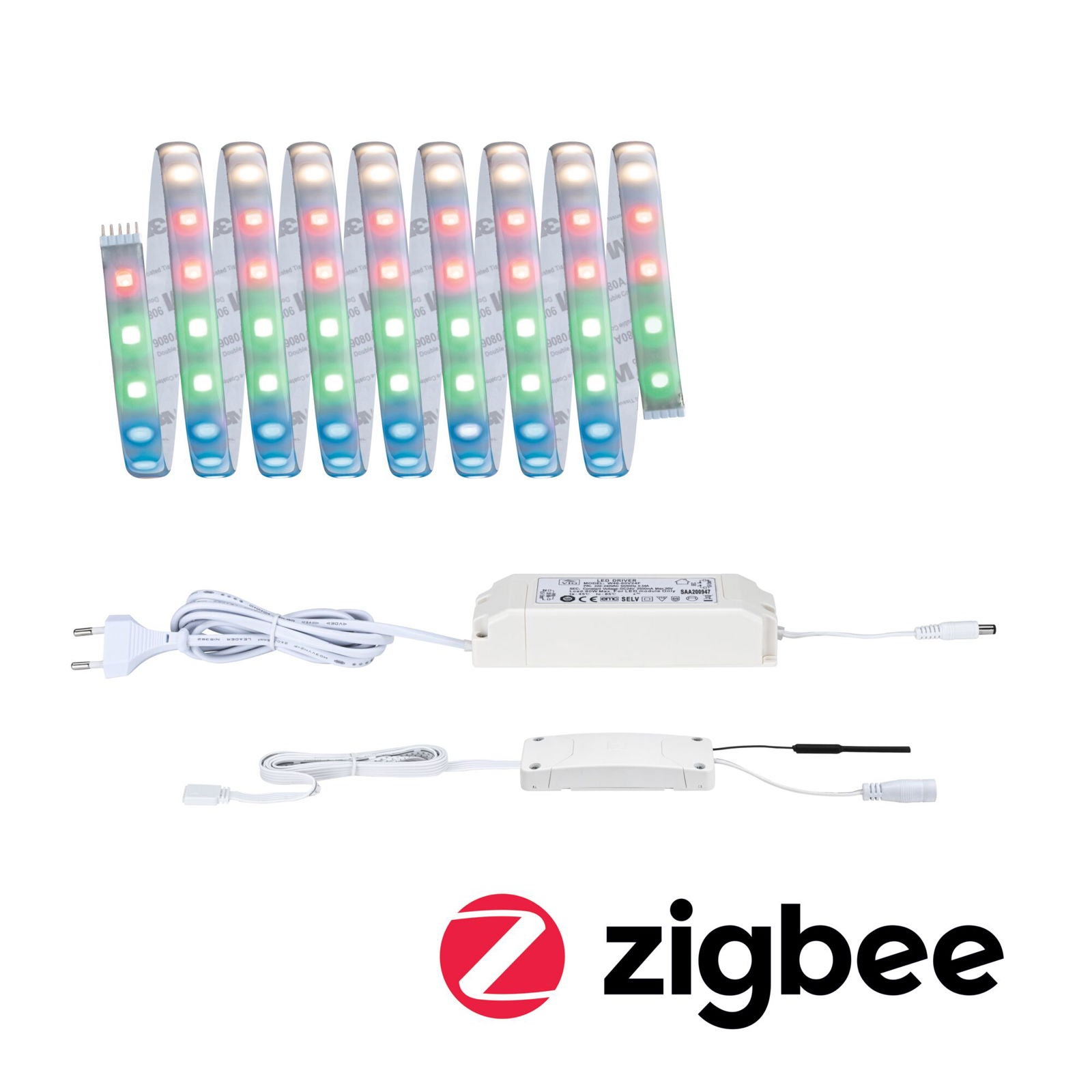 MaxLED 500 Strip LED Smart Home Zigbee 3.0 Kit de base 3m RGBW revêtue ...