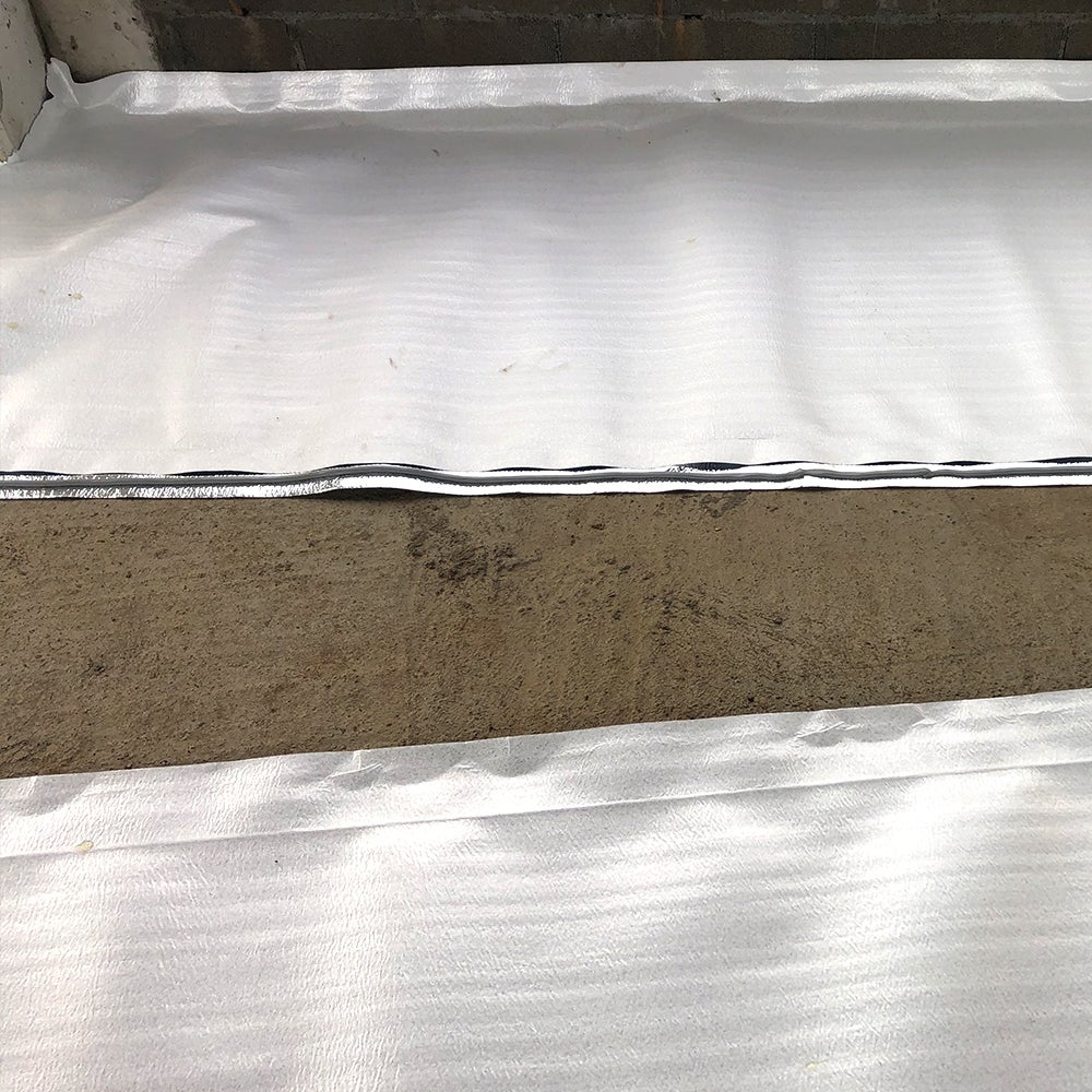Feuille anti-radon (20 m x 1,5 m) - Feuille isolante pour les processus d'isolation au radon dans les maisons, bureaux, garages, etc. - 5