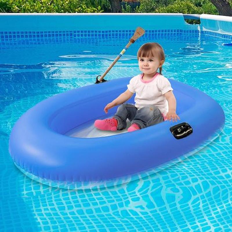 Bateau Gonflable. Radeau de Lac à Fond Transparent. Radeau Flottant De 160x110 Cm pour Détente. Loisirs Et Exploration sur l'eau - 2