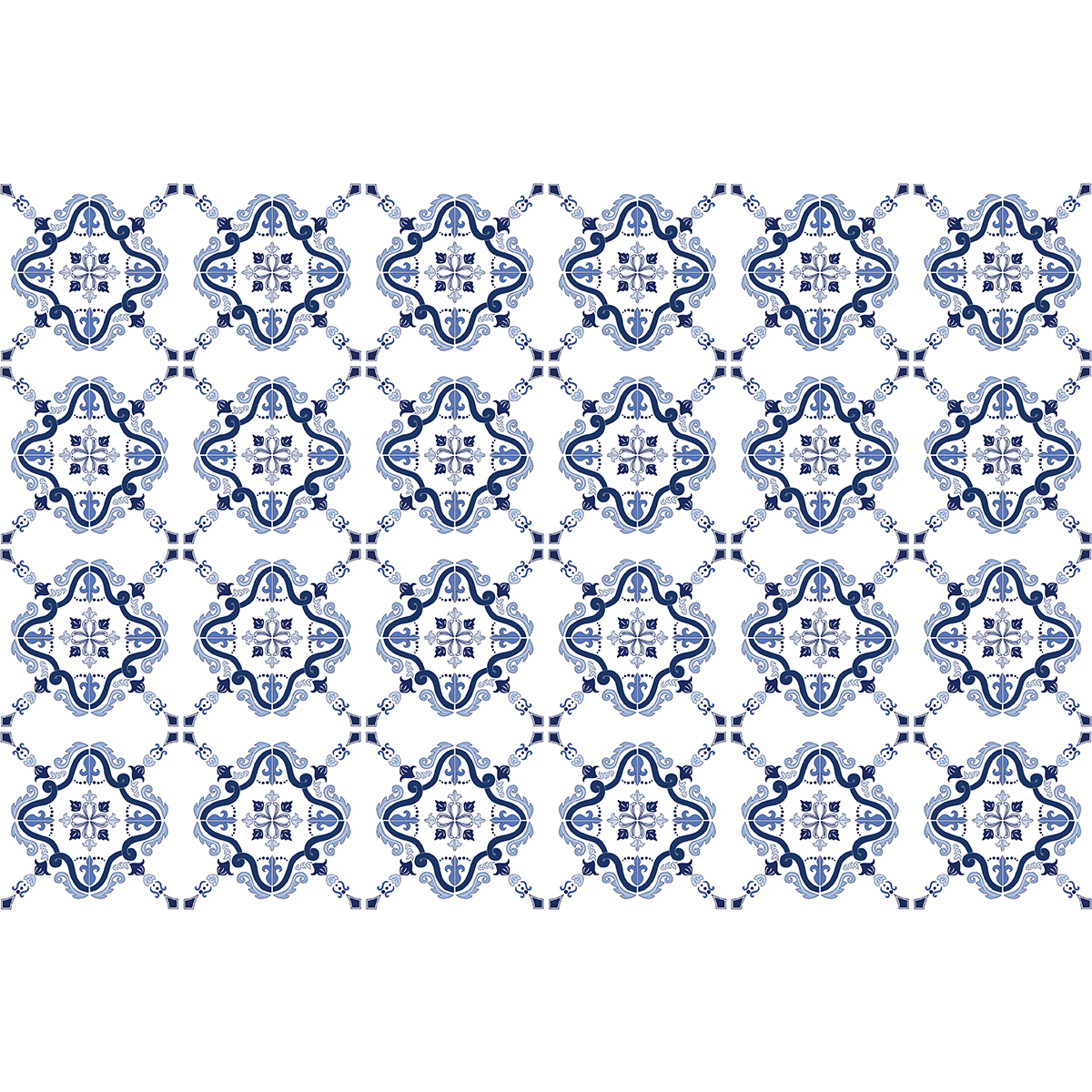 24 adesivi piastrelle di cemento azulejos Loicia - Sticker adesivo - adesivi murali - 24stickers15x15cm - 2