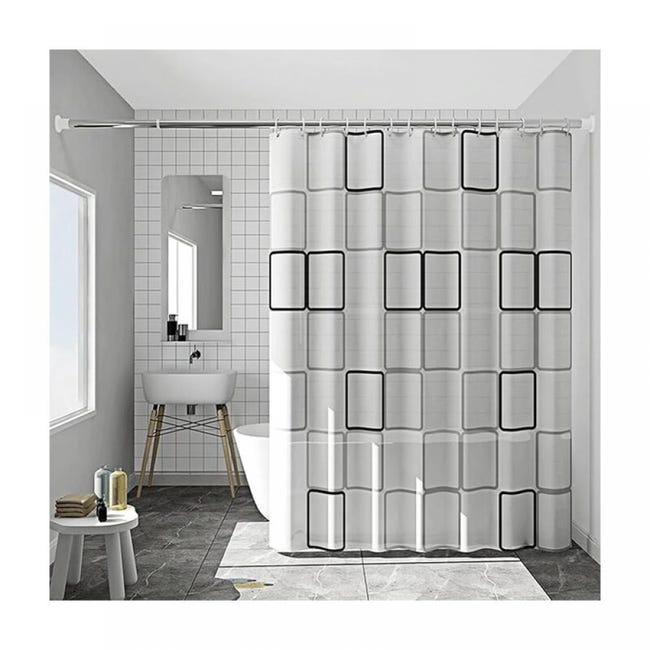 Tenda Bagno Finestra Tenda Da Doccia Originale Antimuffa, Lavabile In Lavatrice, Grande Tenda Per Doccia