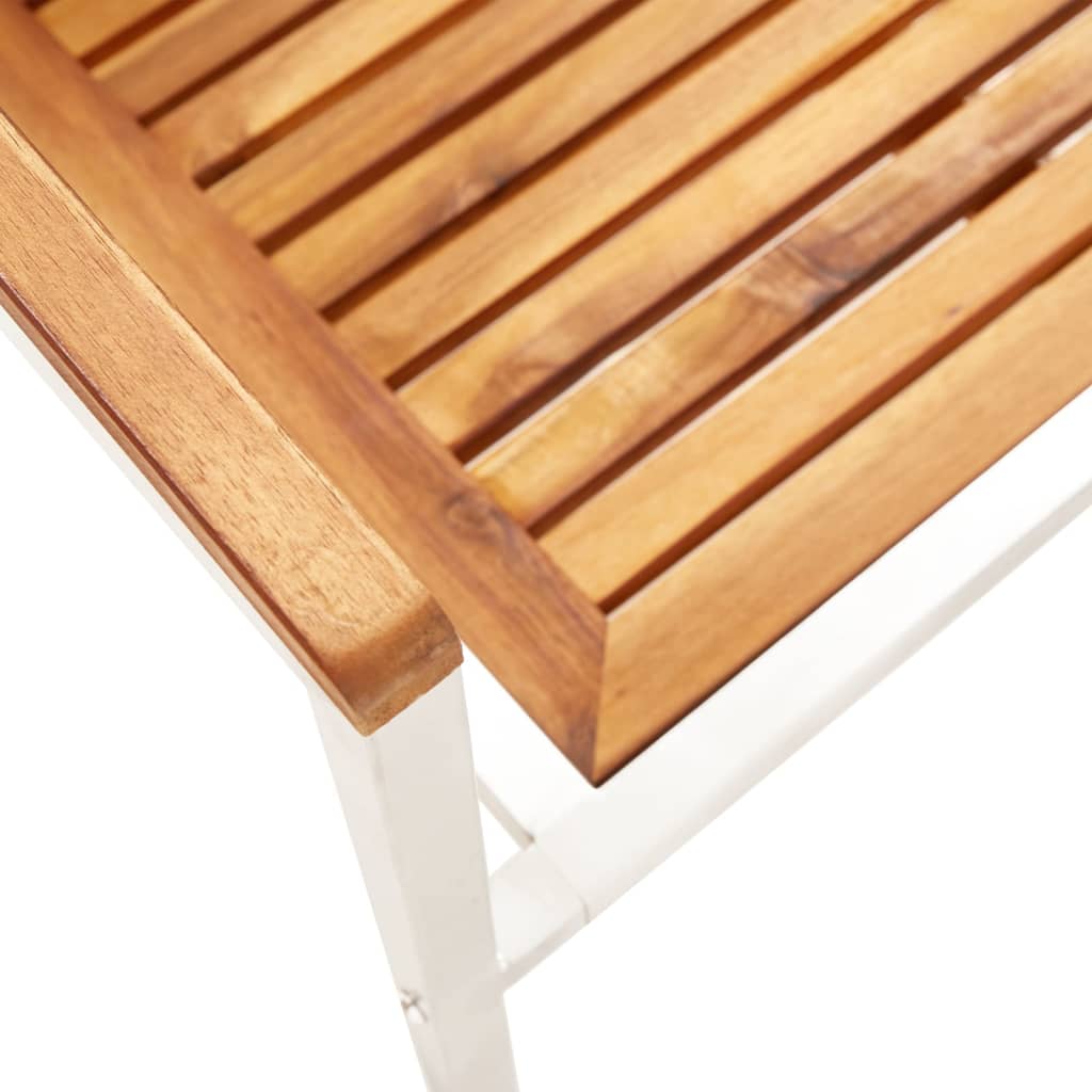 Chaise de jardin avec coussin Maison Exclusive en bois Vert - 9
