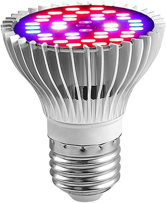 30W, pełnospektralna lampa LED do uprawy roślin doniczkowych, warzyw i kwiatów, żarówka LED E27 do szklarni hydroponicznych, trwała