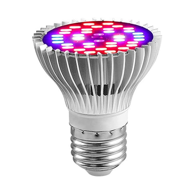 30W, pełnospektralna lampa LED do uprawy roślin doniczkowych, warzyw i kwiatów, żarówka LED E27 do szklarni hydroponicznych, trwała