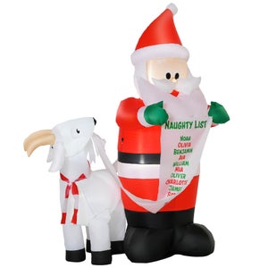 Easycomfort Albero Di Natale Gonfiabile Gigante 243cm Con Luci A Led E Babbo Natale 80781659 - Foto 8