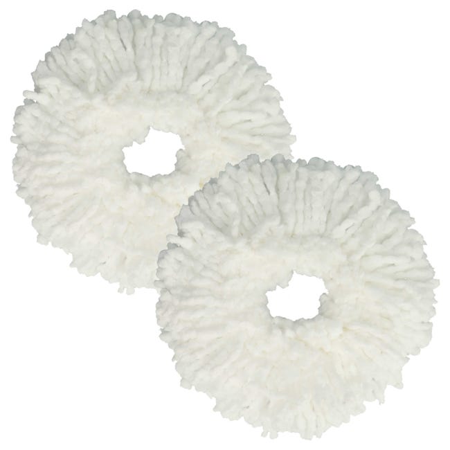 vhbw 2X Testina pulente Compatibile con Leifheit Clean Twist Mop vhbw 2X Testina pulente Compatibile con Leifheit Clean Twist Mop