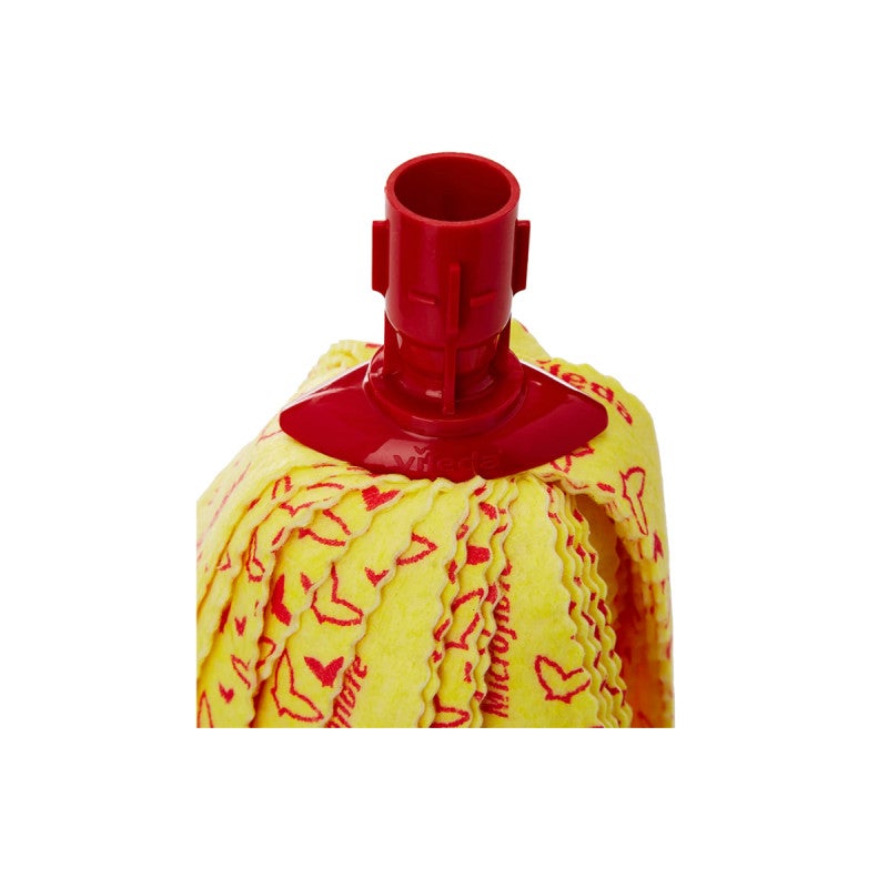 Serpillère VILEDA haute absorption à ancrage universel - jaune - 2