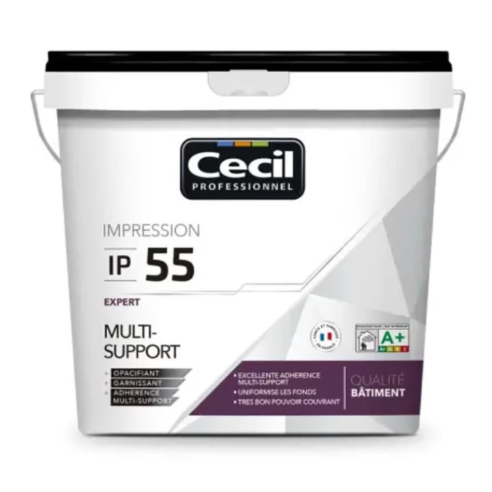 Peinture d'impression CÉCIL IP 55 Blanc 10 L - Contenance : 10 L ...
