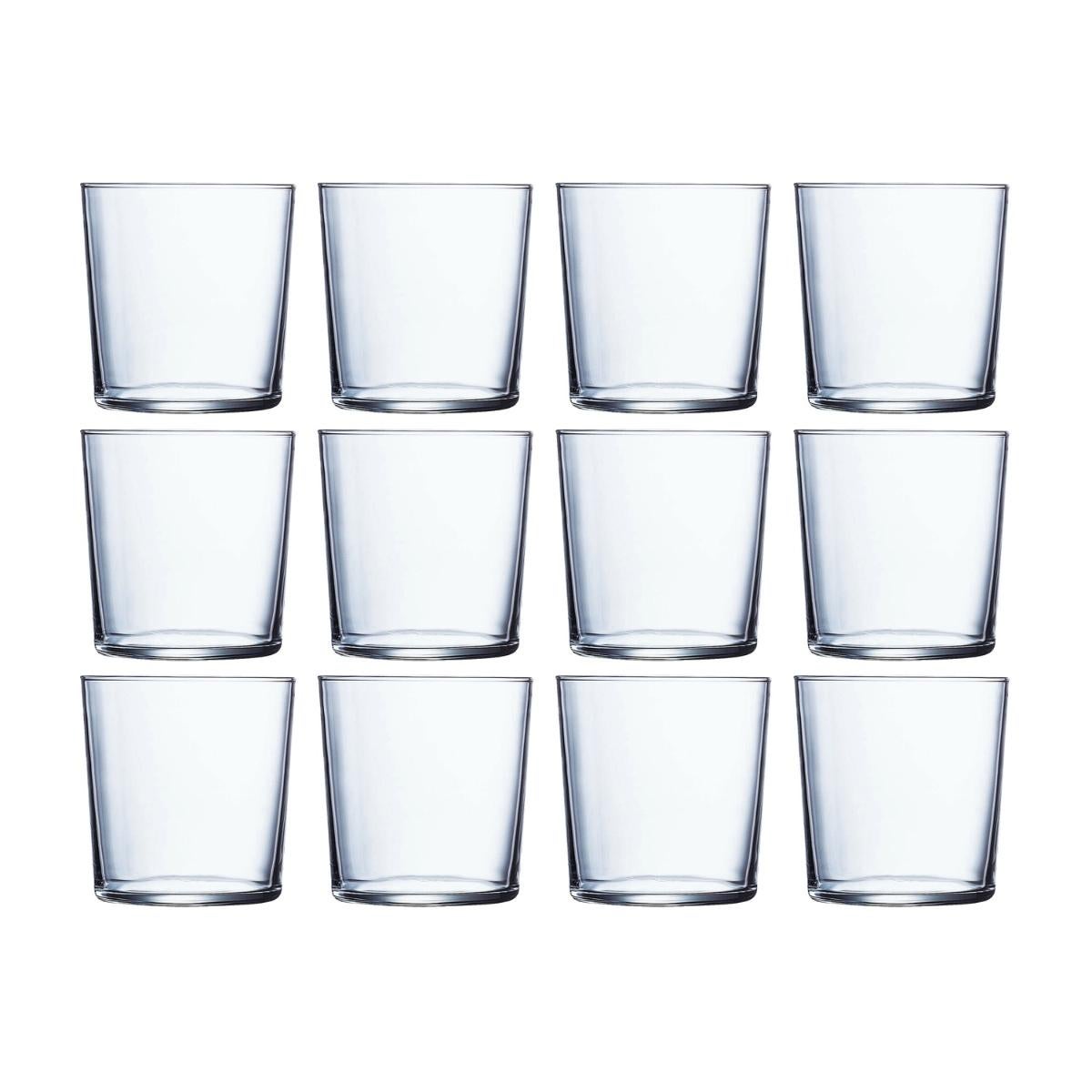 Arcoroc Caja 12 Vasos Altos Vidrio 36Cl Pinta, Transparente Apto Microondas , Leroy Merlin