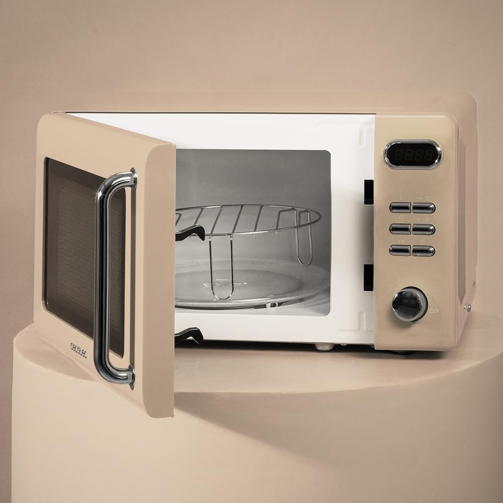 Microondas Retro 20L 700W CECOTEC ProClean 5110 Retro Beige 1714 Beige - 9