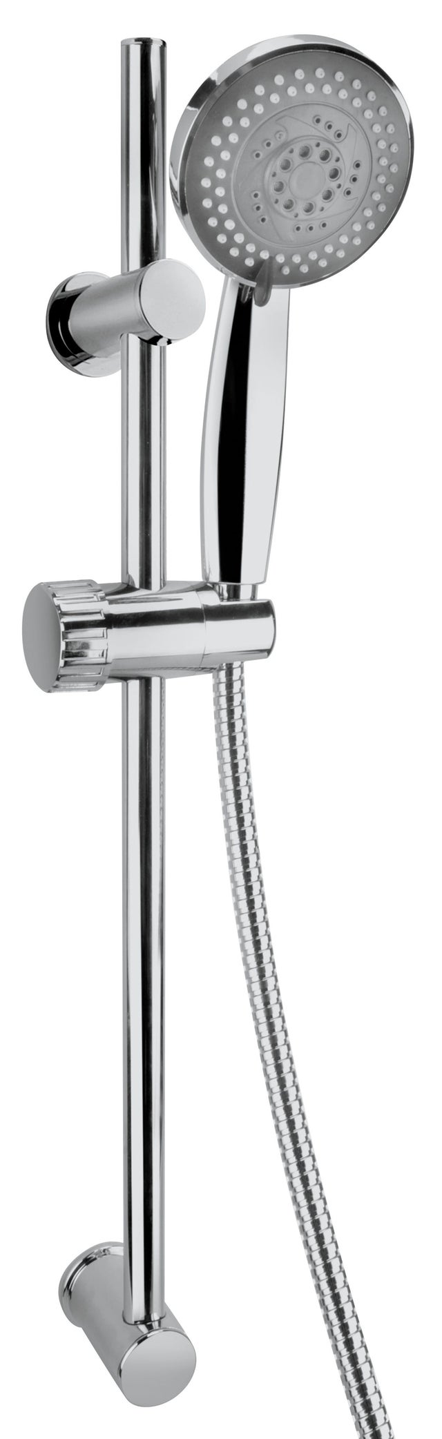 Barre de douche coulissante 3 jets avec pomme de douche