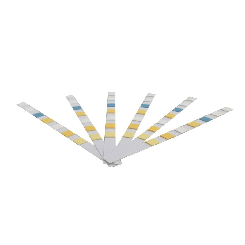 Bandelettes de test, test de qualité de l'eau 6 en 1, 100 unités (pH, chlore, nitrate, nitrite, carbonate, dureté) - 5