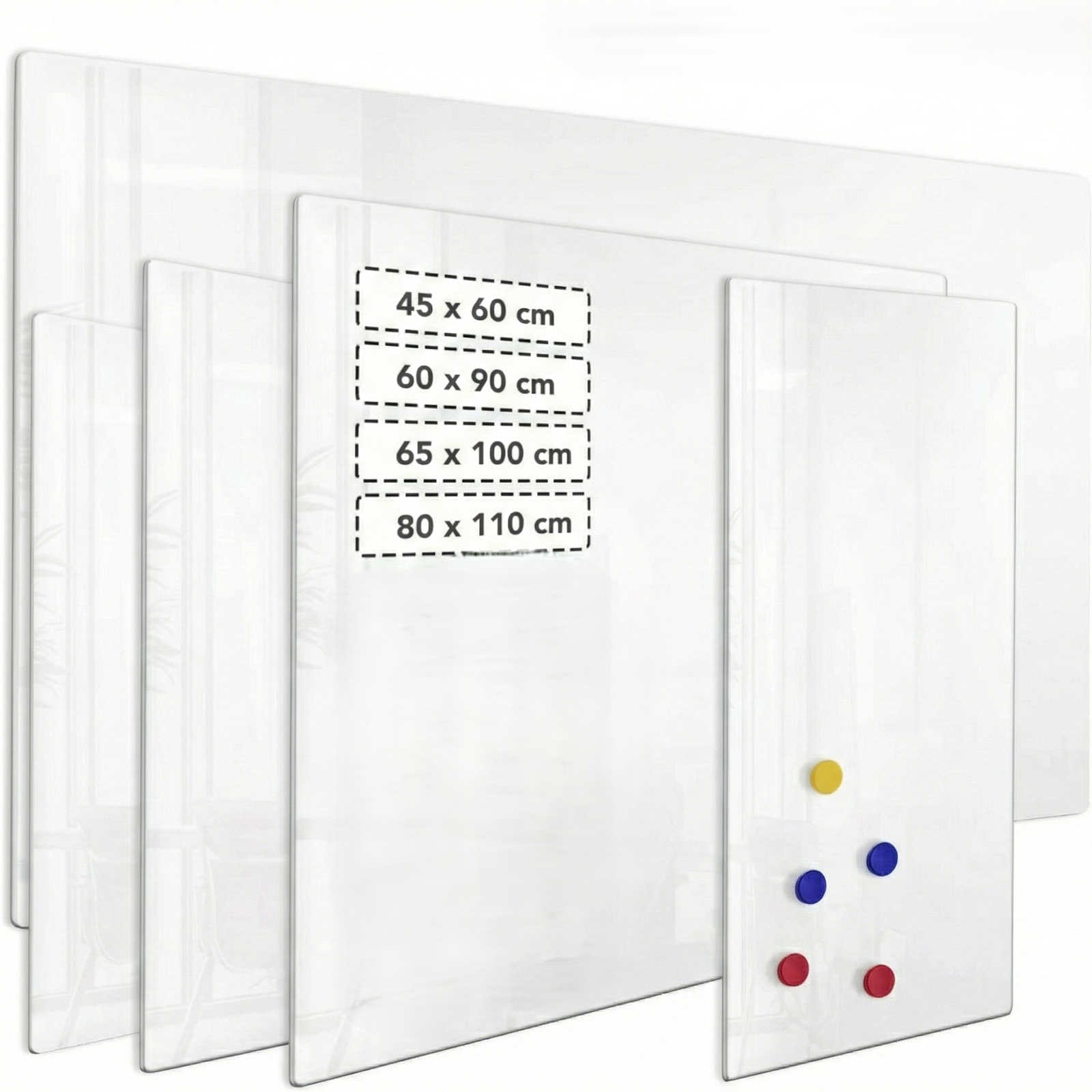 Tableau magnétique sans cadre, Fixation invisible pour un effet flottant, 45 x 60 cm - 3