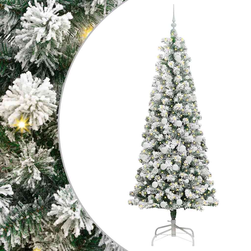Sztuczna choinka z zawiasami Ze LED Lights 210 cm PVC