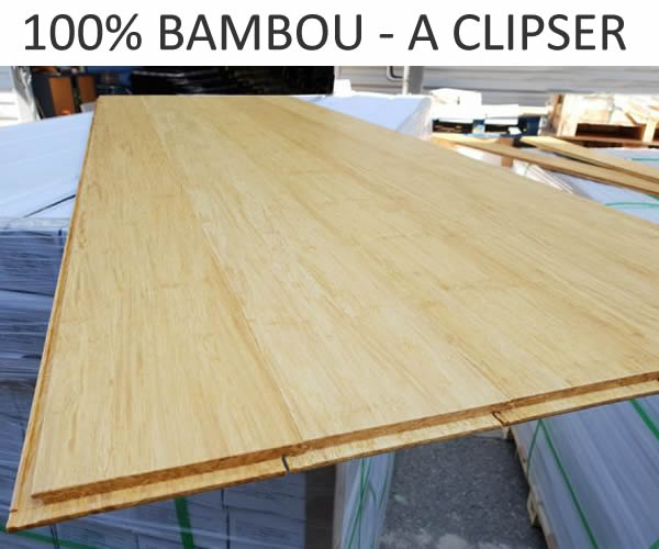 Parquet flottant massif bambou densifié naturel à clipser Leroy Merlin — free download