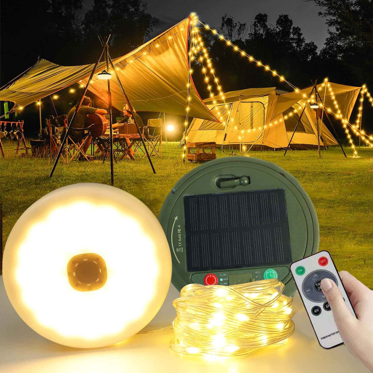 Linterna Led Camping, Luces De Camping Recargables 400 ... | Envío Gratis