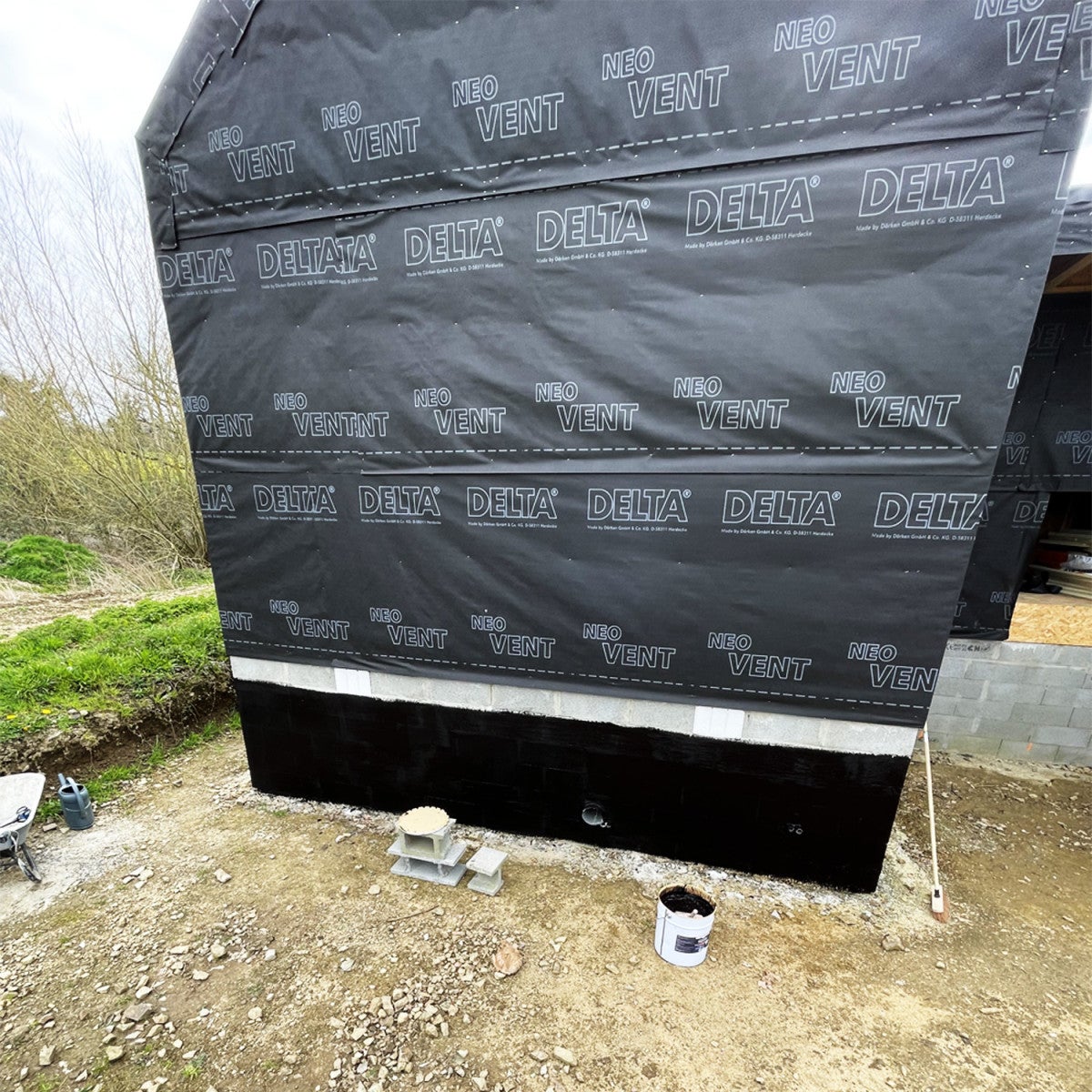 Enduit bitumineux pour Fondations Murs enterrés - ARCAFONDATION - 5 kg Noir - ARCANE INDUSTRIES - 6