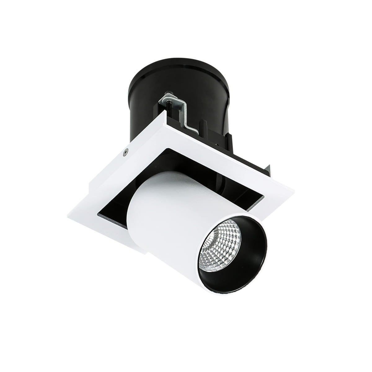 Oprawa stropowa sufitowa wpuszczana Mercanta biało-czarna LED 12W 3000K 810lm wym: 11 x 11,5 x 6 cm kwadratowa Italux - 3