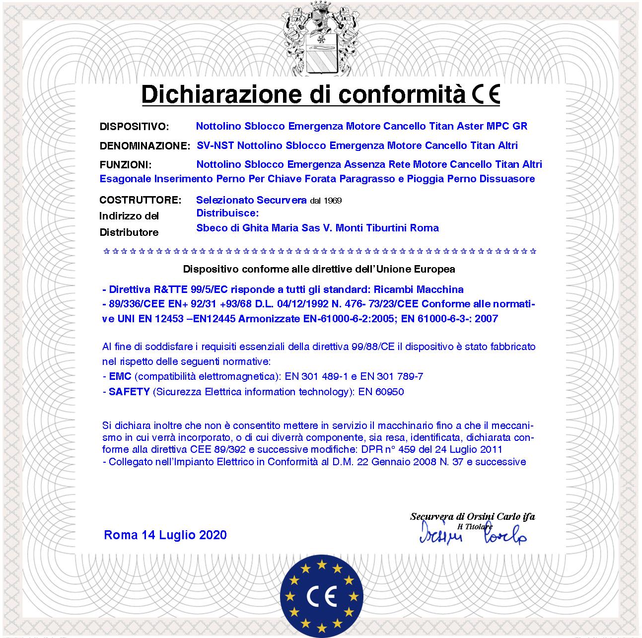 Sblocco Emergenza Motore Cancello Titan Aster Mover MPC E-Gates Linear Nottolino in Alluminio Pressofufo con Foro Esagonale Inserimento Chiave Forata - 4