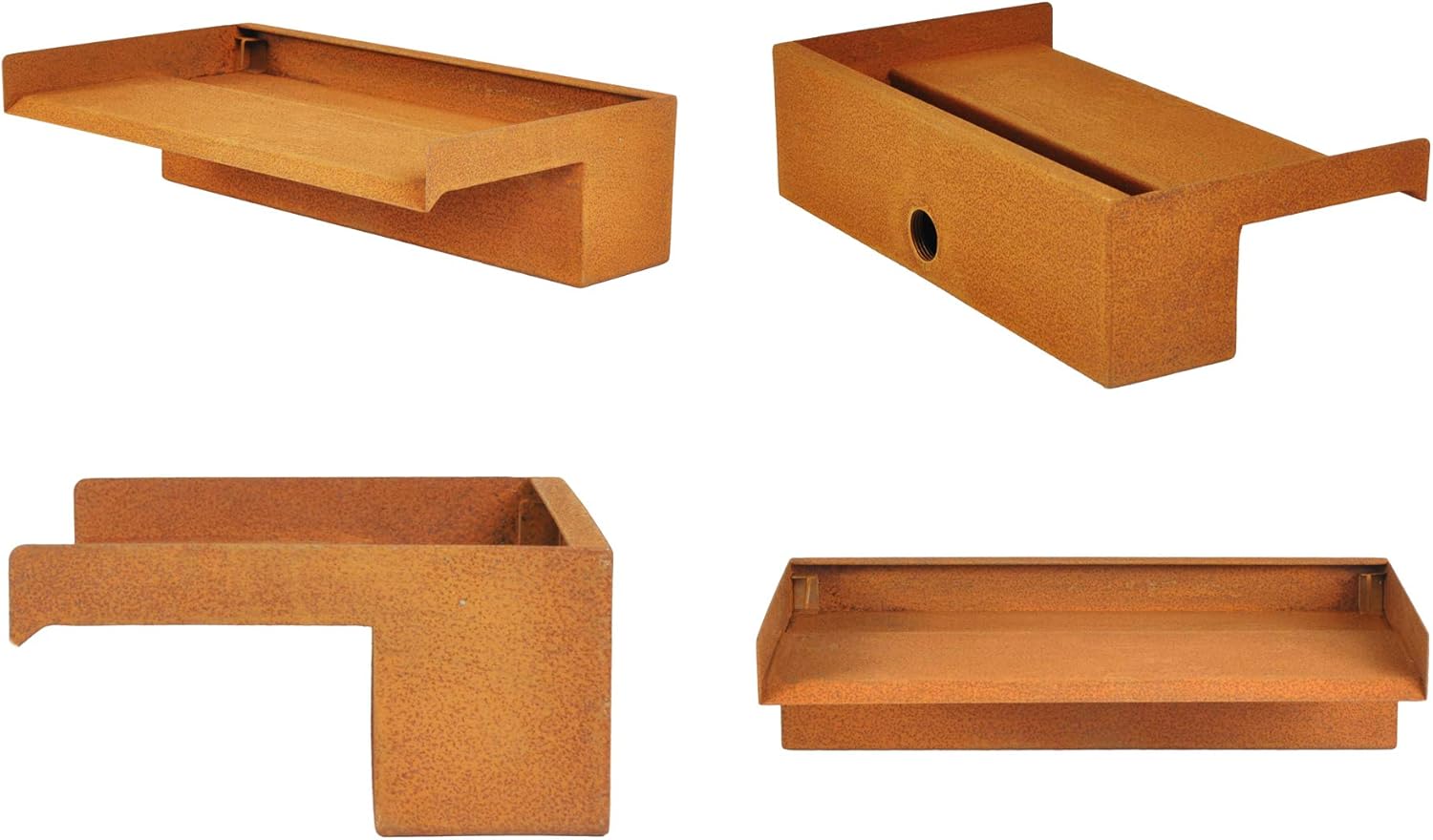 Cascade Köhko Alberta 60 cm en acier corten (30-90 cm) Aquafall Jeu d'eau - 4