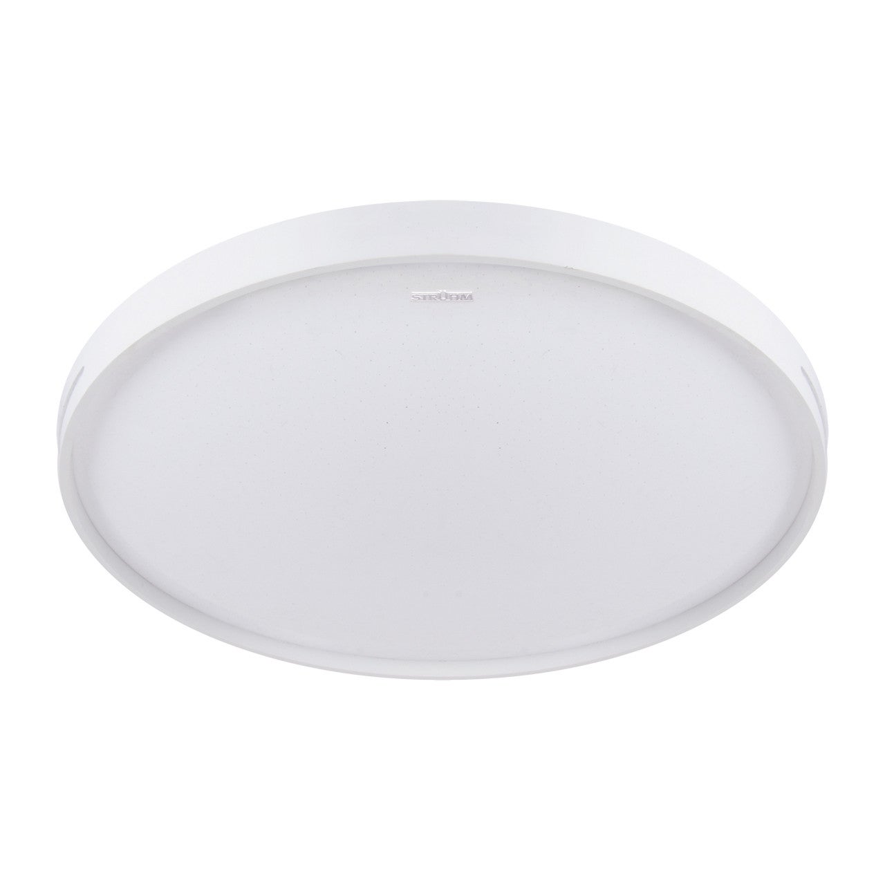 Plafon Fabio okrągły biały LED 48W 4100K 3360lm wym: 7,5 x 48,5 cm IP44 tworzywo sztuczne Struhm