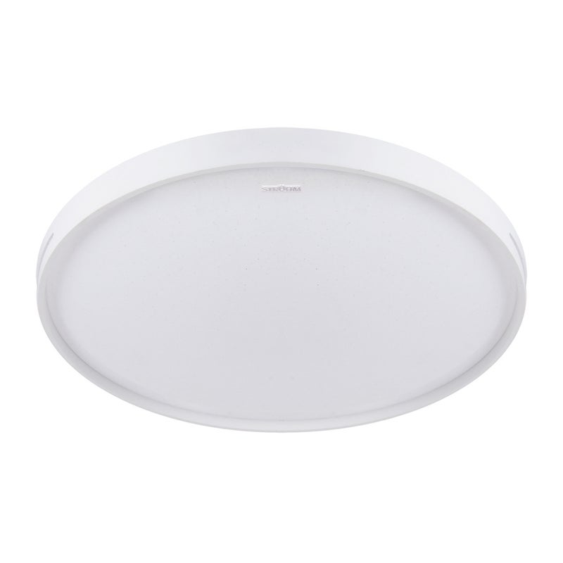 Plafon Fabio okrągły biały LED 48W 4100K 3360lm wym: 7,5 x 48,5 cm IP44 tworzywo sztuczne Struhm