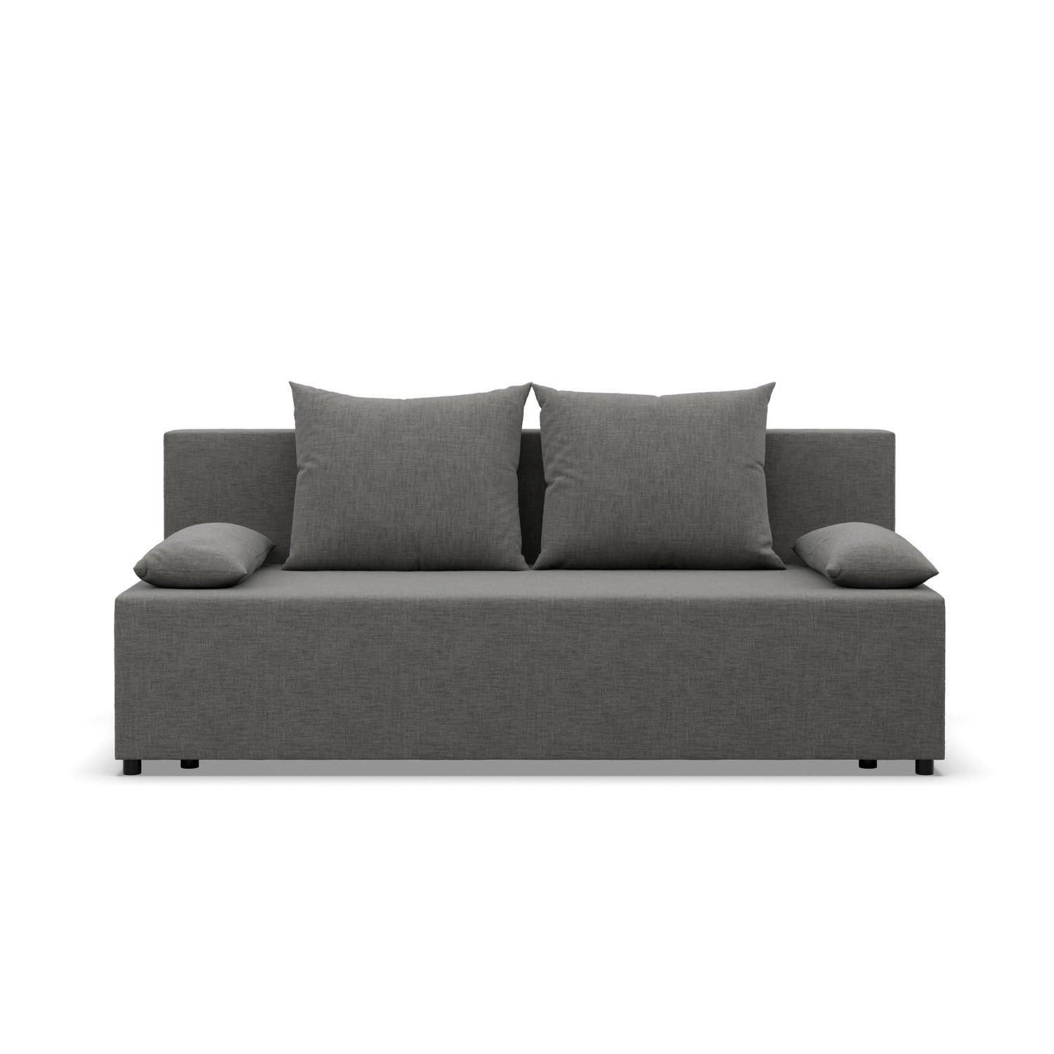 Kanapa rozkładana, Vista, 191x92x95 cm, ciemny szary | TYLETEGOTU